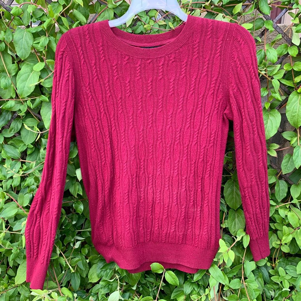 Banana Republic Italian Wool Cabled Sweater